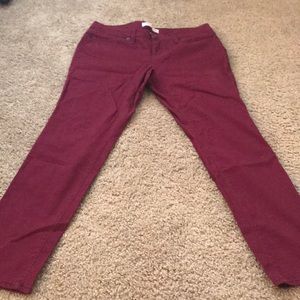 Burgundy Pants